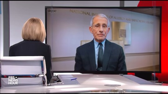Judy and Dr Fauci